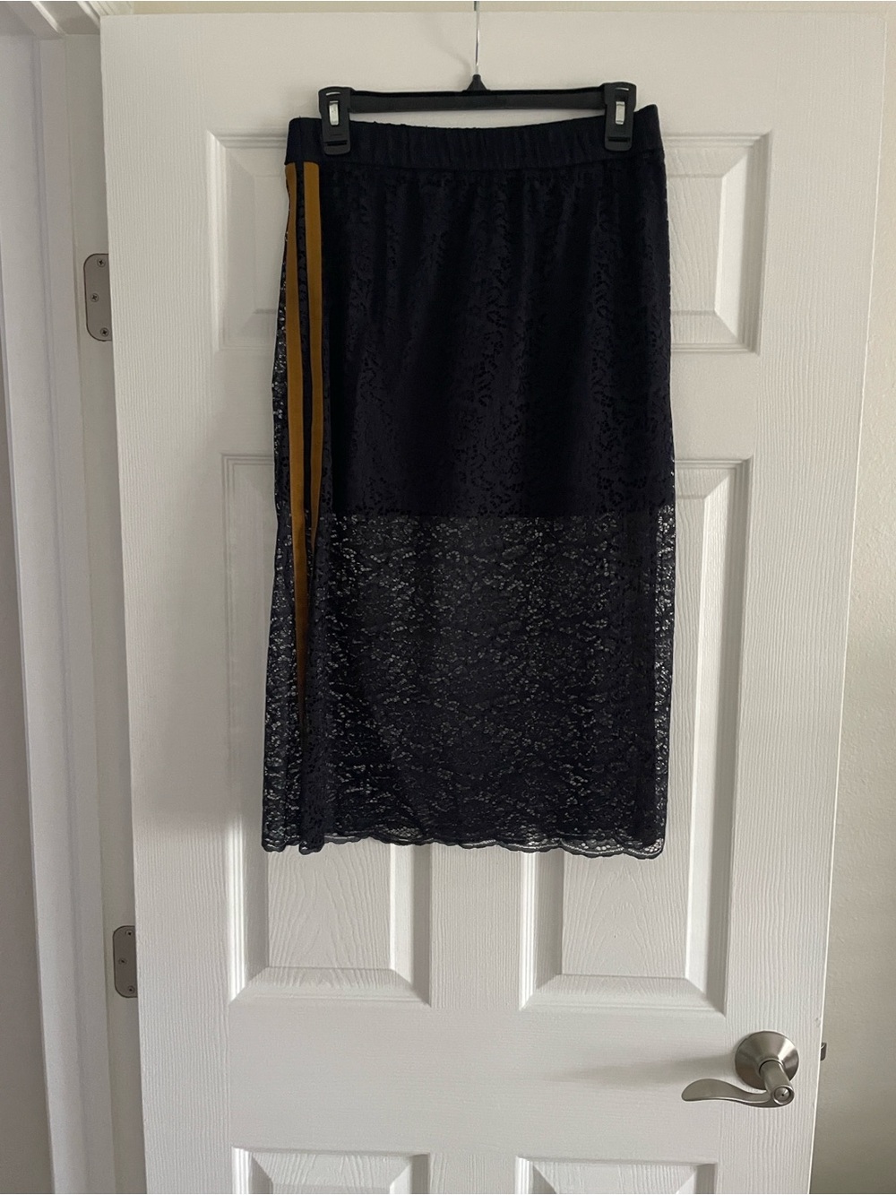 Zara Semi-Sheer Lace Skirt